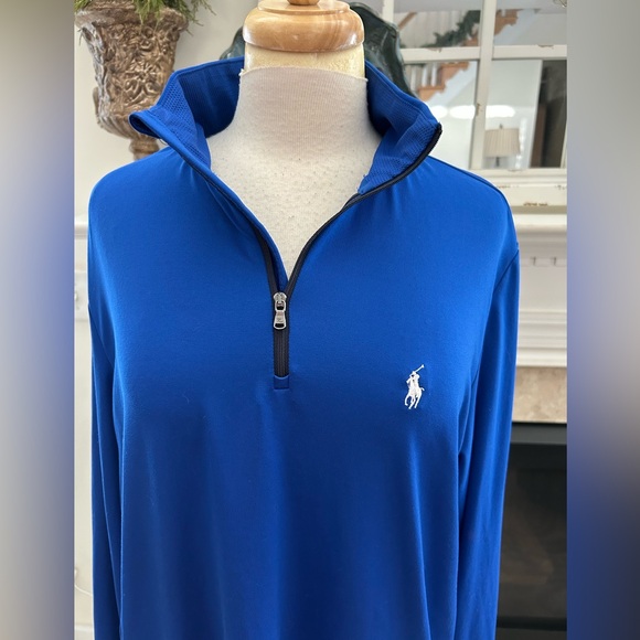 Ralph Lauren Polo Golf Royal Blue Performance Pullover - Picture 2 of 7